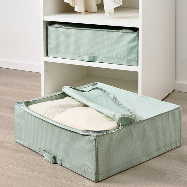 Сумка для хранения, 55x51x18 см, светлый серо-зеленый IKEA STUK СТУК 605.276.74 - фото 8