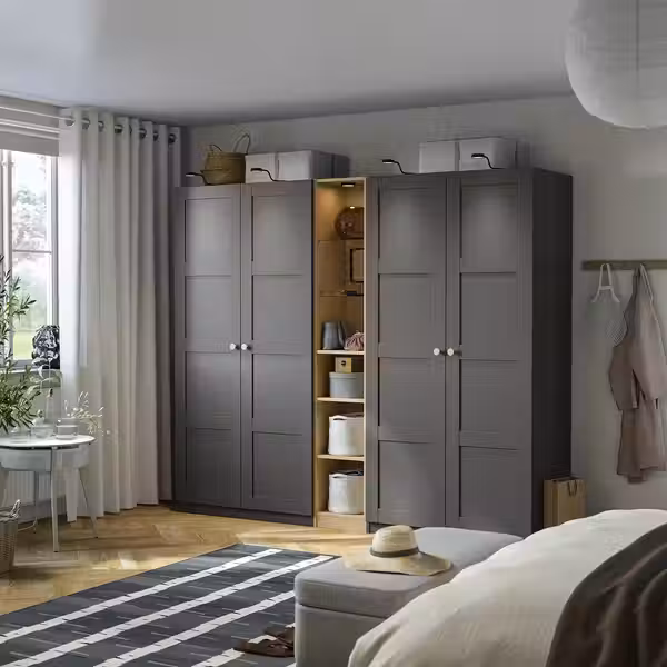 PAX / BERGSBO Гардероб, комбинация - схема-чертеж с размерами