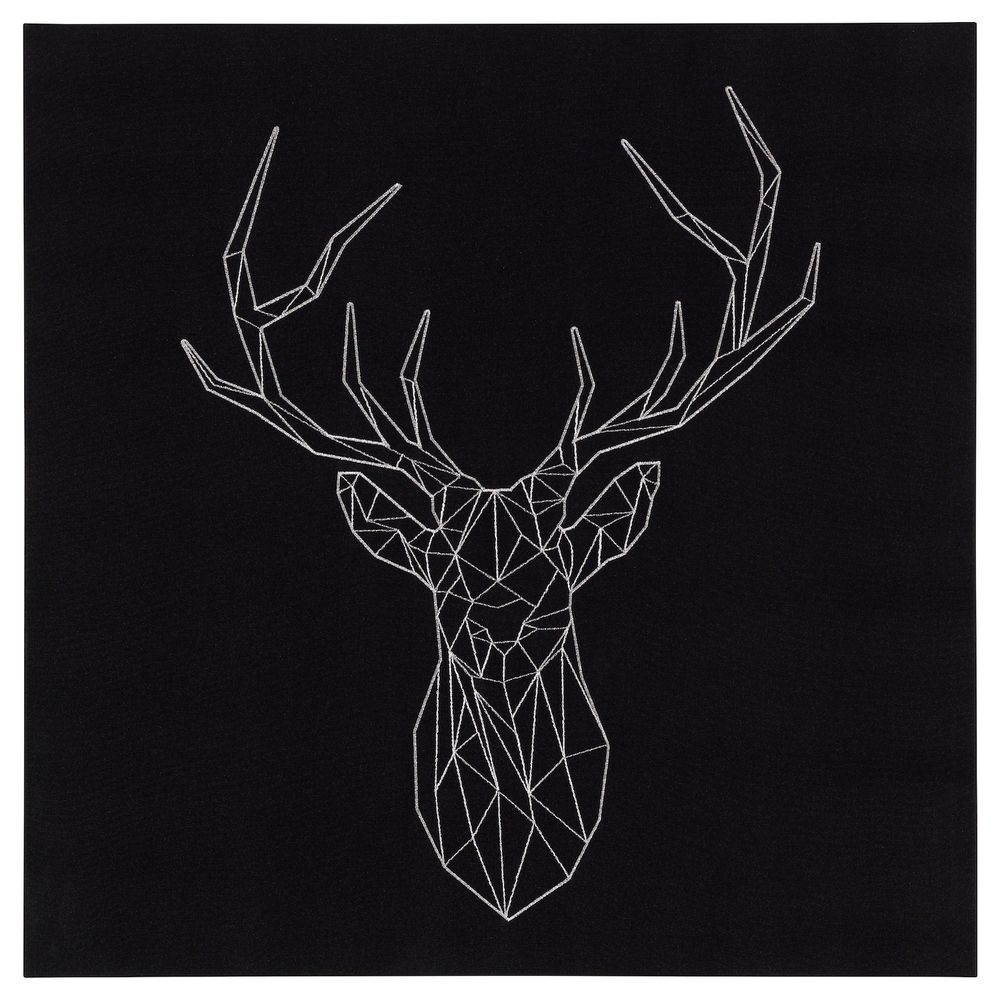 Картина, Серебряный олень 56x56 см IKEA ПЬЕТТЕРИД 503.718.90 - фото 1