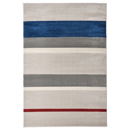 Ковер, короткий ворс, серый/разноцветный 133x195 см IKEA LILLEVORDE ЛИЛЛЕВОРДЕ 904.526.86