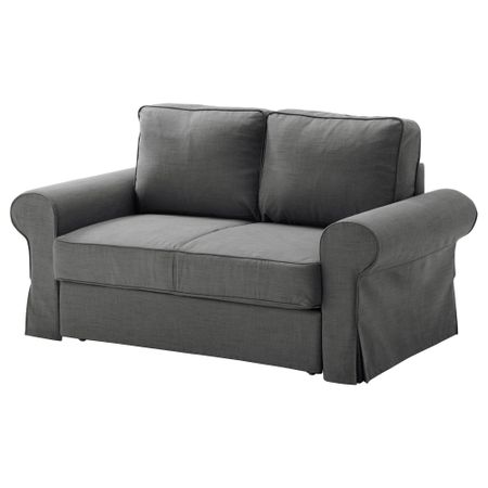 Чехол на 2-местный диван-кровать БАККАБРУ, Сванби серый