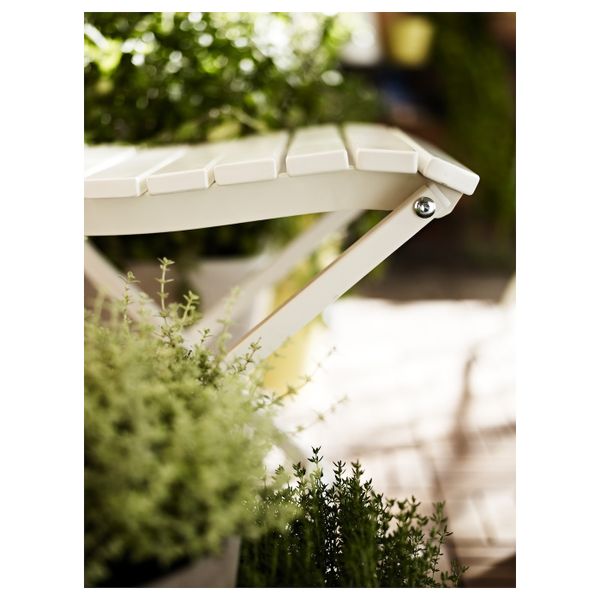 Садовый стул, складной белый IKEA MÄLARÖ МЭЛАРО 903.761.50 - фото 5