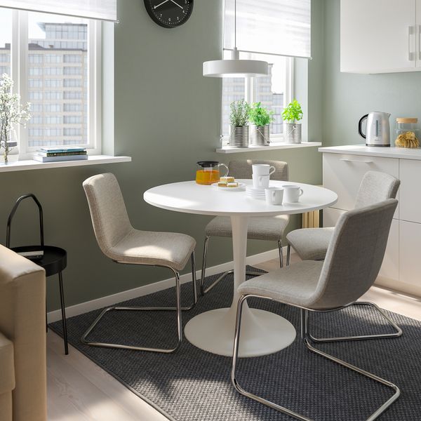 Стол и 4 стула IKEA LUSTEBO, DOCKSTA ДОКСТА 595.235.30 - фото 3