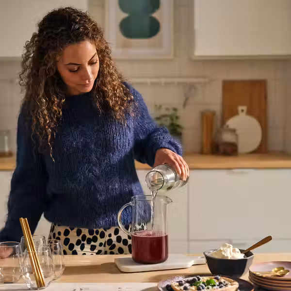 DRYCK BLÅBÄR Сироп черничный 495 мл - схема-чертеж с размерами