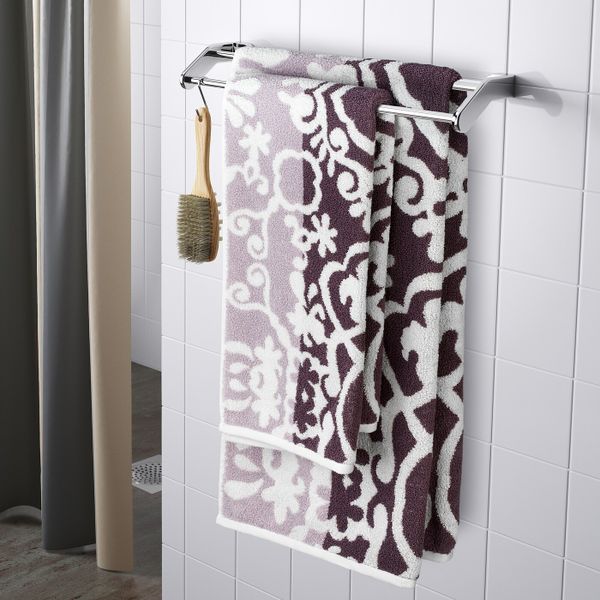 Банное полотенце, сиреневый 70x140 см IKEA БЛЭДЬЕН 104.299.06 - фото 4