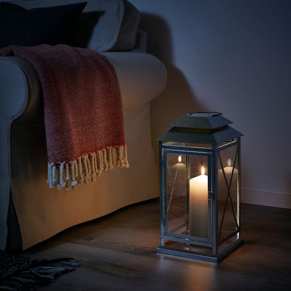 Фонарь дляформовой свечи,д/дома/улицы, оцинковка 44 см IKEA BEFÄSTA БЕФЭСТА 205.005.20 - фото 2