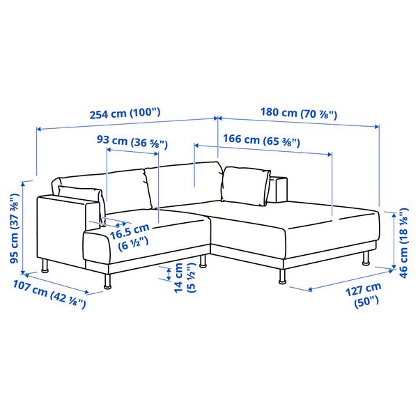 IKEA, дополнительный ракурс - схема-чертеж с размерами