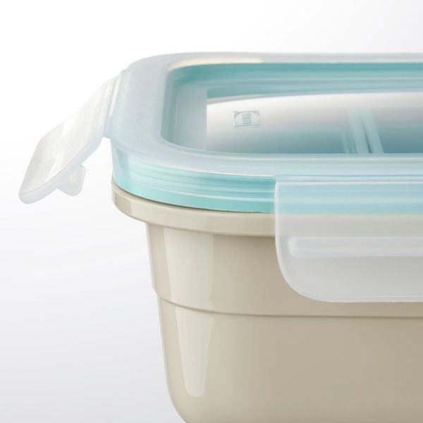 Контейнер для завтрака с вставками, прямоугольной формы/бежевый 1.0 л IKEA IKEA 365+ ИКЕА/365+ 004.800.09 - фото 1