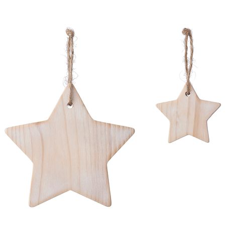 Подвесные украшения, 2 предм., в форме звезды сосна IKEA VINTER 2021 ВИНТЕР 2021 005.039.87