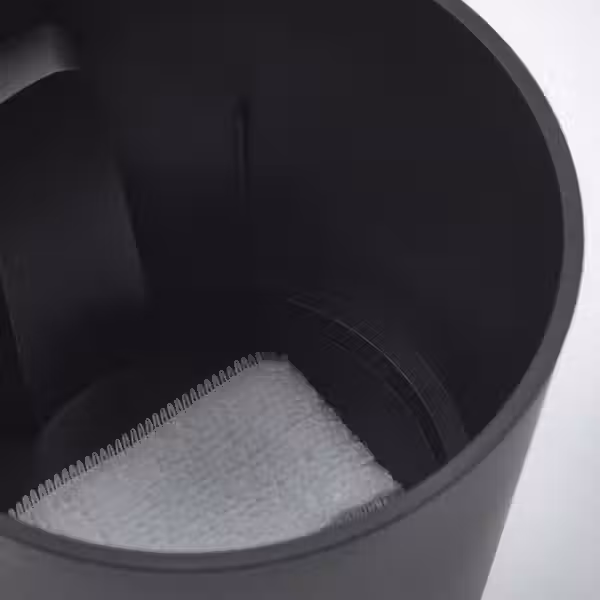 VÅRDTRÄD ВОРДТРЭД Горшок с самополивом - д/дома/улицы прозрачный/антрацит 9 см - фото 4