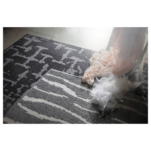 Ковер безворсовый, светло-серый 133x195 см IKEA GLUMSÖ ГЛУМСЁ 904.079.67 - фото 8