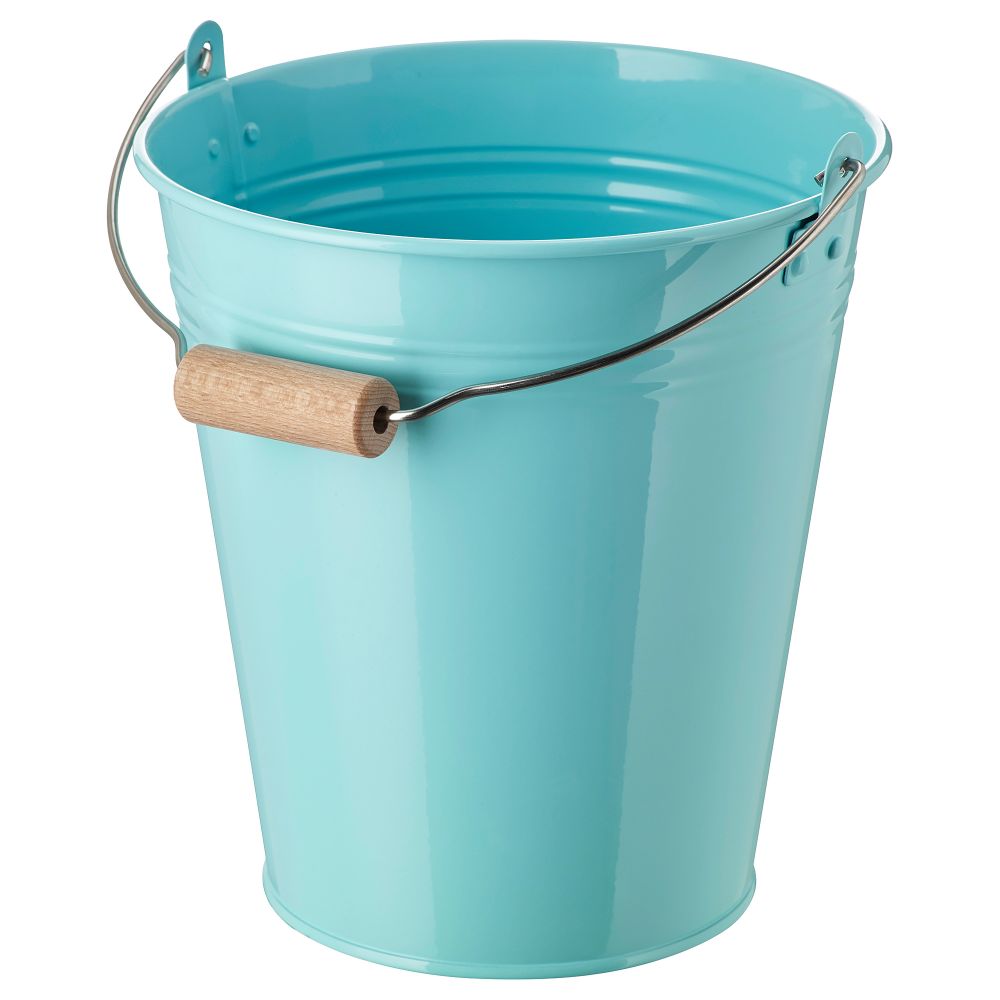 Ведро/горшок СОККЕР, д/дома/улицы, бирюзовый (2.5 л) - фото 1