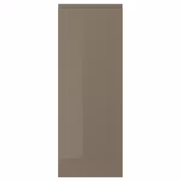 VOXTORP Дверь - глянцевый темный серо-коричневый 30x80 см - фото 1