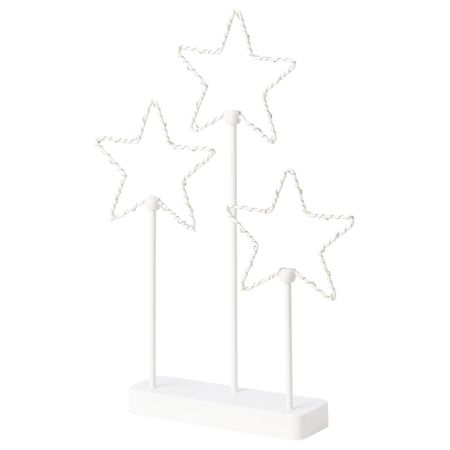 Светодиодное настольное украшение, с батарейным питанием/звезда 3 IKEA STRÅLA СТРОЛА 505.025.27