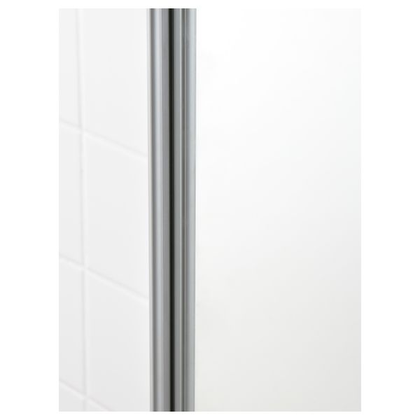 Высокий шкаф с зеркальной дверцей ГОДМОРГОН, глянцевый красный (40x30x192 см) - схема-чертеж с размерами