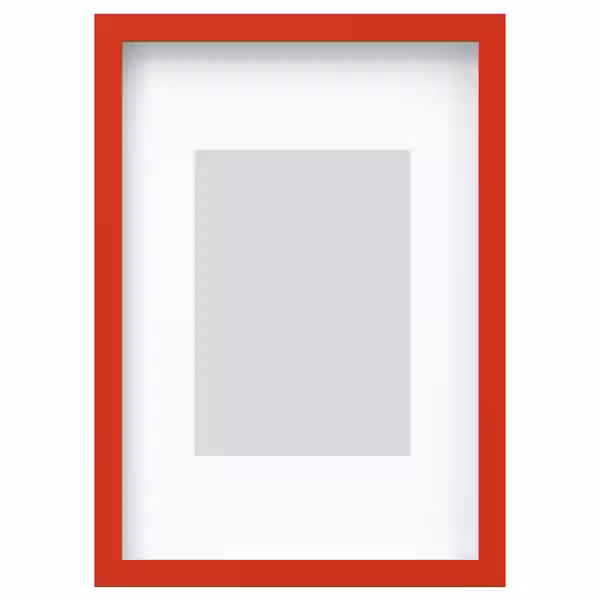 RÖDALM РЁДАЛЬМ Рама - красный 21x30 см - фото 1
