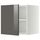 Верхний шкаф на холодильник, морозильник МЕТОД, белый, Рингульт серый