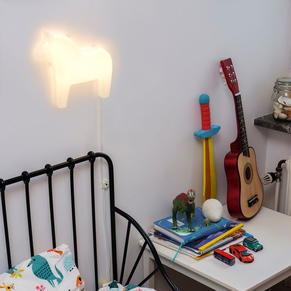 Бра, светодиодный, Даларнская лошадка белый IKEA HÄSTHAGE 405.735.96 - фото 3