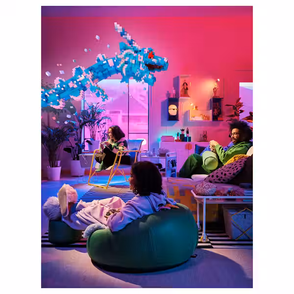 BRÄNNBOLL БРЭННБОЛЛ Надувное геймерское кресло - ярко-зеленый - фото 3