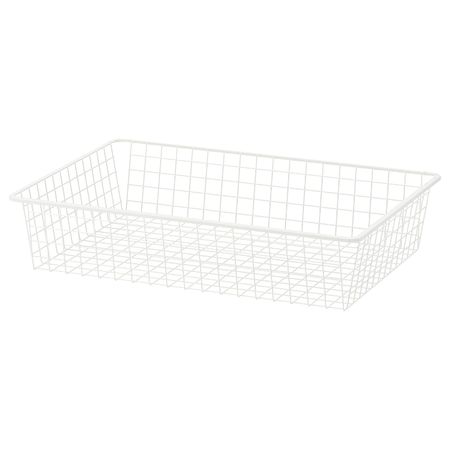 Проволочная корзина, белый 80x55 см IKEA HJÄLPA ХЭЛПА 603.875.03