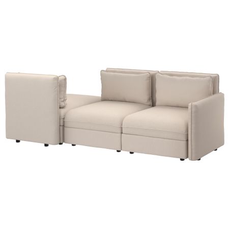 3-местный диван-кровать ВАЛЛЕНТУНА, Оррста бежевый