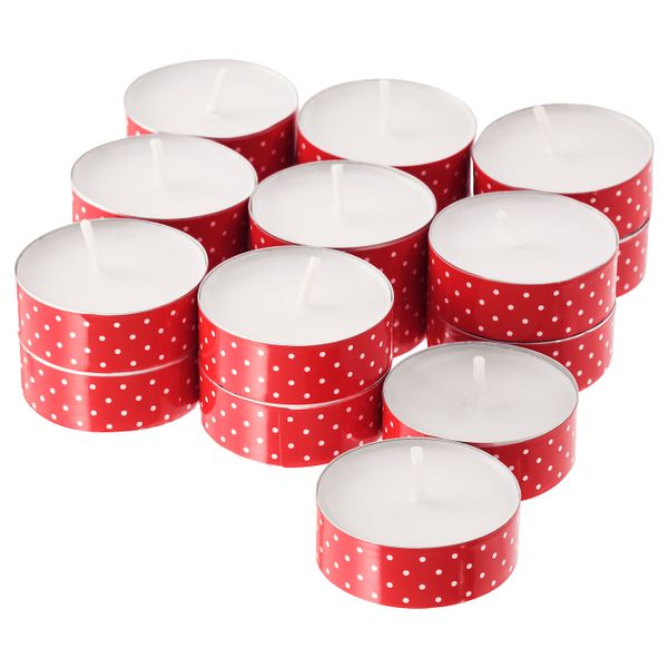 Неароматическая греющая свеча, красный IKEA ВИНТЕРФЕСТ 004.456.00 - фото 1