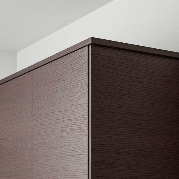 Карниз декоративный закругленный, темно-коричневый под ясень 221 см IKEA ASKERSUND АСКЕРСУНД 604.253.50 - фото 4