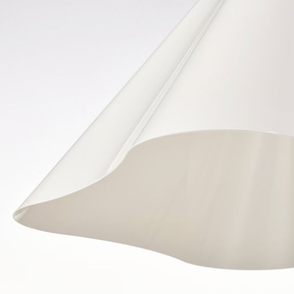 ZEBRASÄV ЗЕБРАСЭВ Подвесной светильник - белый/пластик 46 см - схема-чертеж с размерами