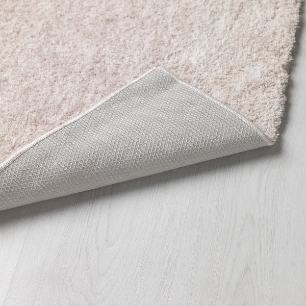 Ковер, длинный ворс, бежевый 60x90 см IKEA LINDKNUD ЛИНДКНУД 504.299.47 - фото 4