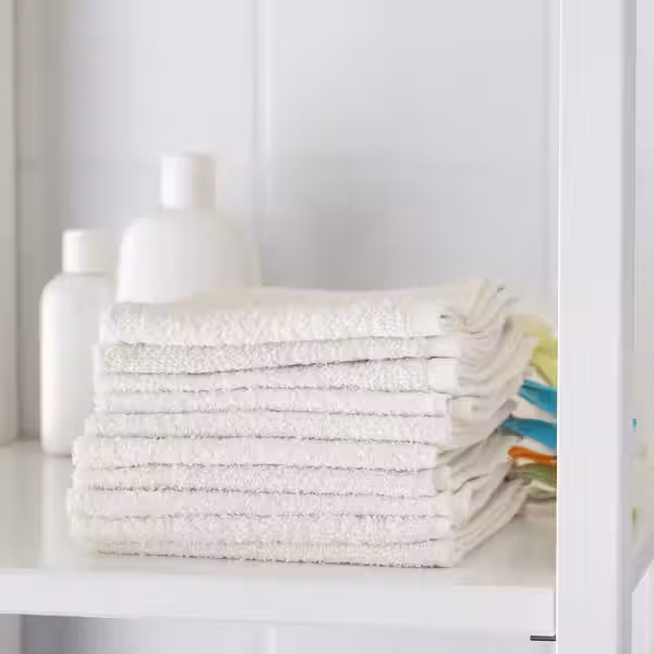 KRAMA Полотенце - белый 30x30 см - фото 7