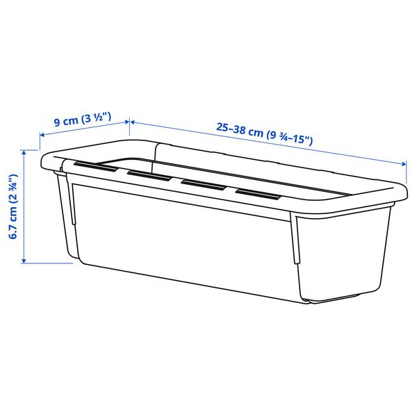 Упаковка 7 из 6 для IKEA - схема-чертеж с размерами