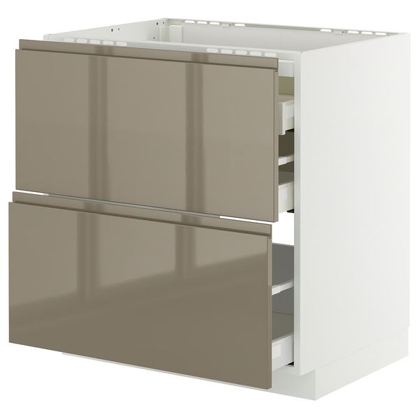 METOD / MAXIMERA Шкаф д/варочной панели/2фасада/3ящ - фото 1