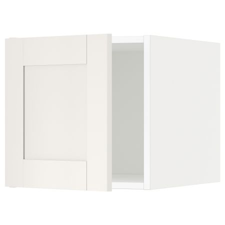 Верхний шкаф МЕТОД, белый, Сэведаль белый (40x40 см)