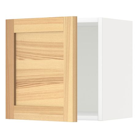 Навесной шкаф, белый/Торхэмн ясень 40x40 см IKEA METOD МЕТОД 894.453.81