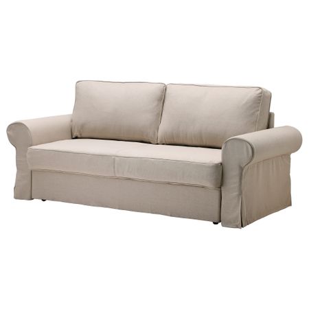 Диван-кровать 3-местный БАККАБРУ / МАРИЕБЮ, Рисане неокрашенный