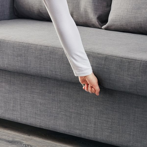 3-местный диван-кровать, Шифтебу темно-серый IKEA FRIHETEN ФРИХЕТЭН 604.115.55 - фото 4