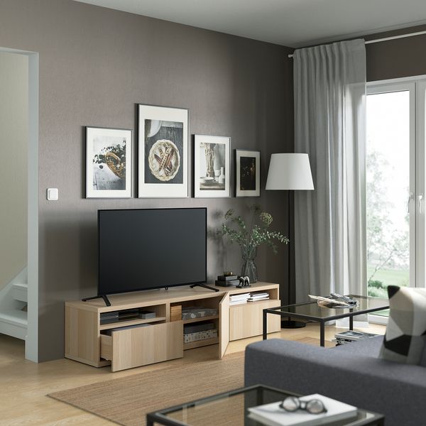 Тумба под ТВ, 180x42x39 cm IKEA BESTÅ БЕСТО 293.284.22 - фото 3