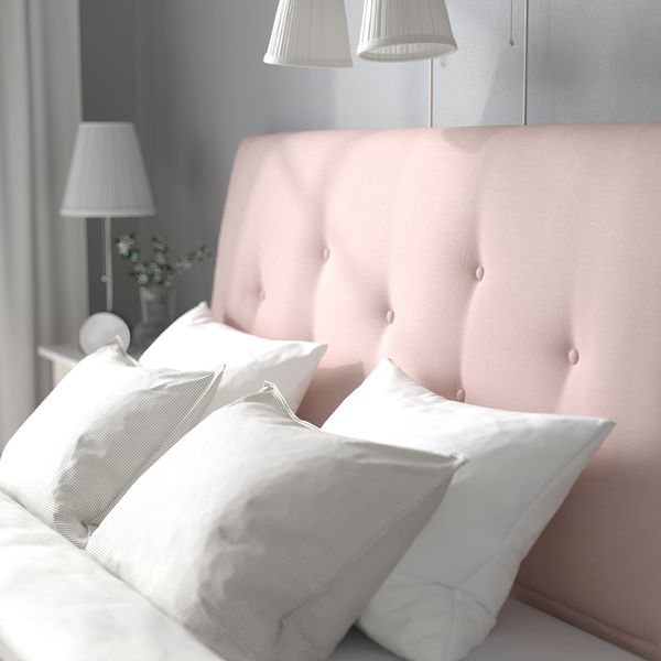 Кровать с отделением для хранения, 140x200 см, Gunnared бледно-розовый IKEA IDANÄS ИДАНЭС 804.471.67 - фото 10