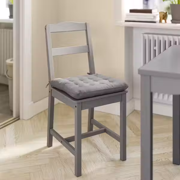 VIPPÄRT Подушка на стул - темно-серый 38x38x6 см - фото 3