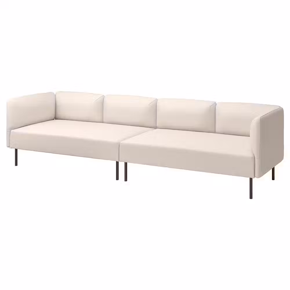 LILLEHEM 4-местный модульный диван - Vissle/бежевый металлический - фото 1