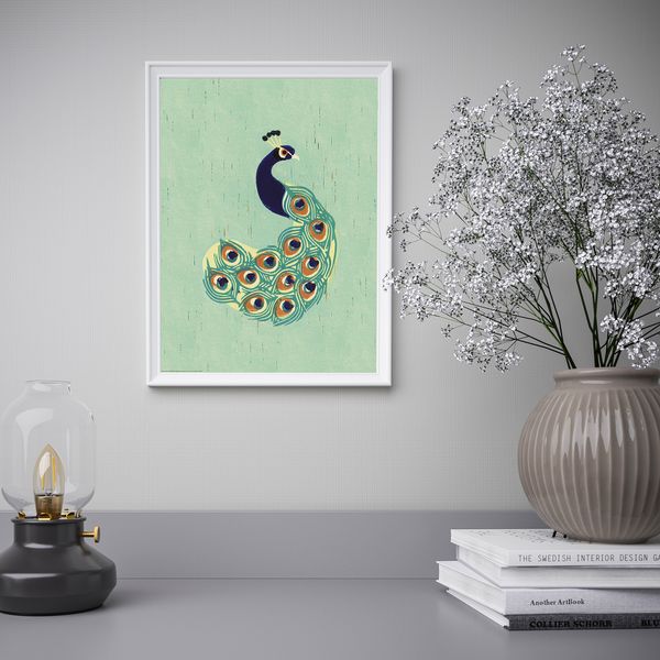 Постер, Павлин, 30x40 см IKEA DRÖMBILD ДРЁМБИЛЬД 204.361.00 - фото 3