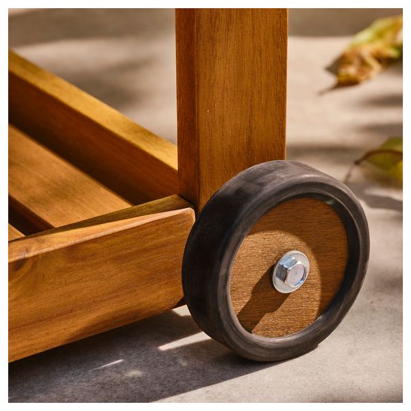 Тележка, для сада, 83x40x57 см, акация светло-коричневая морилка IKEA BRÖGGAN 305.706.97 - фото 4