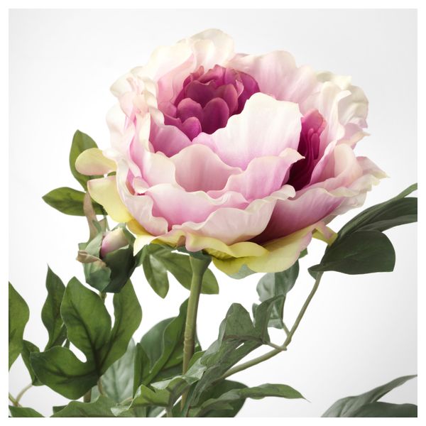 Цветок искусственный СМИККА, Пион, светло-сиреневый (100 см) - схема-чертеж с размерами