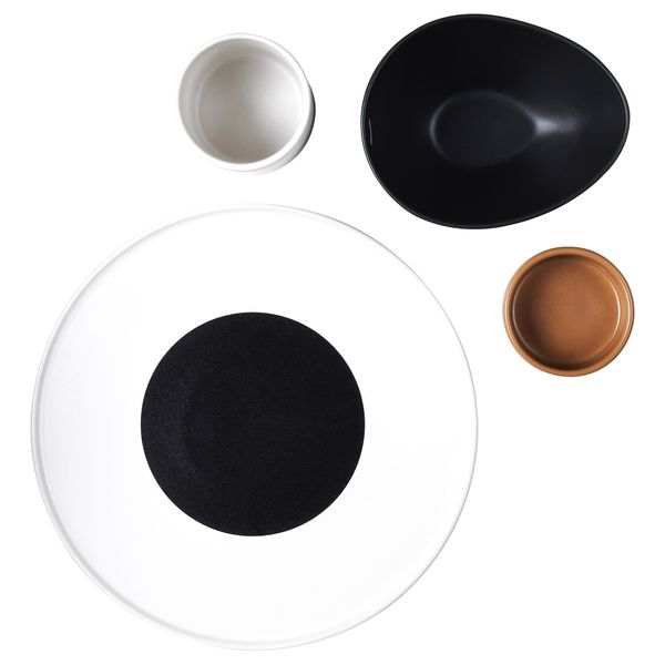 Сервиз, 4 предмета ФЁРНИАД, белый - фото 2