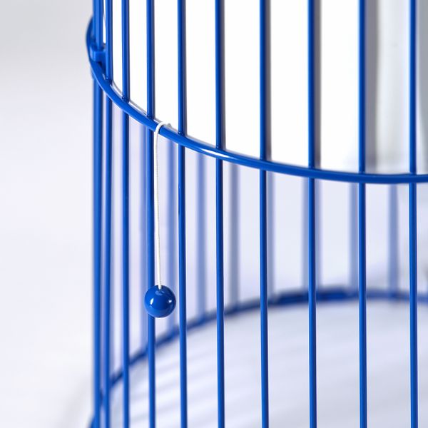 Подвесной светильник, синий, 48 см IKEA SOLVINDEN 405.936.84 - схема-чертеж с размерами