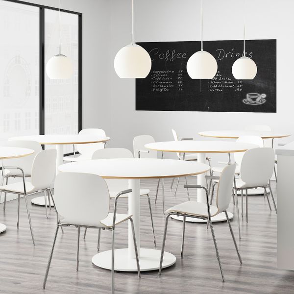 Стул, белый/Дитмар хромированный IKEA SVENBERTIL СВЕН-БЕРТИЛЬ 392.271.54 - фото 6