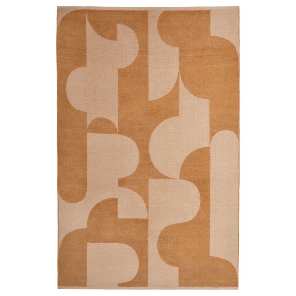 Ковер безворсовый, светло-коричневый 133x195 см IKEA RÖDASK РЁДАСК 304.876.22 - фото 1