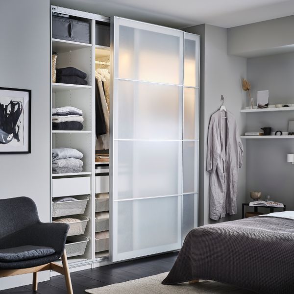 Гардероб, комбинация, белый белый/под бумагу 200x66x236 см IKEA PAX ПАКС / SVARTISDAL СВАРТИСДАЛЬ 393.857.04 - фото 3