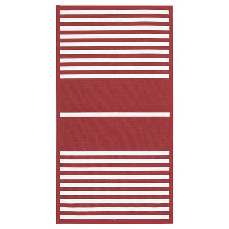 Ковер безворсовый, красный/белый, 80x150 см IKEA ВИНТЕР 2019 504.502.84