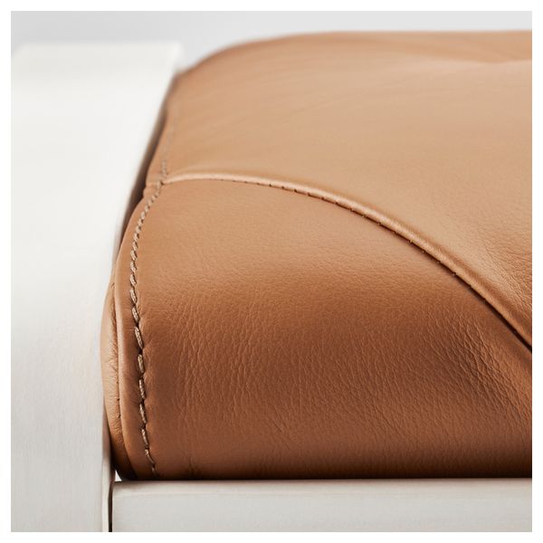 Табурет для ног ПОЭНГ, белый, Сеглора неокрашенный - фото 3